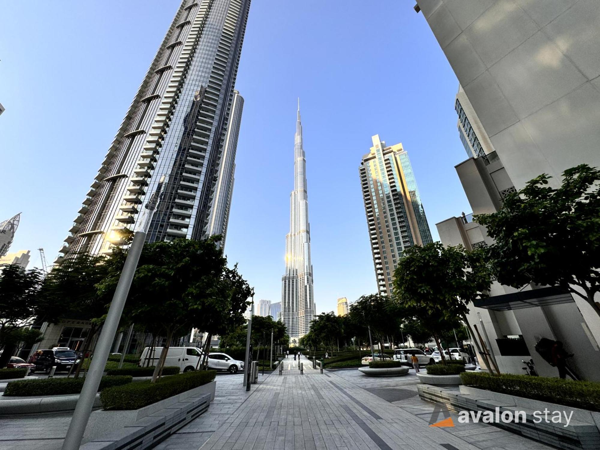 Avalonstay - Luxury 1Br Apt In Downtown Dubai-Brand New-Burj Khalifa & Fountain Views From Pool 外观 照片