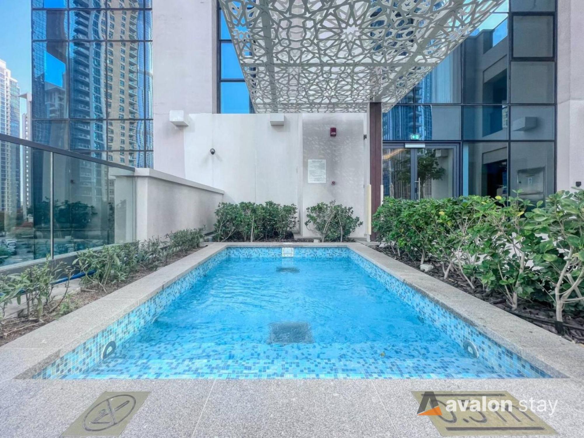 Avalonstay - Luxury 1Br Apt In Downtown Dubai-Brand New-Burj Khalifa & Fountain Views From Pool 外观 照片